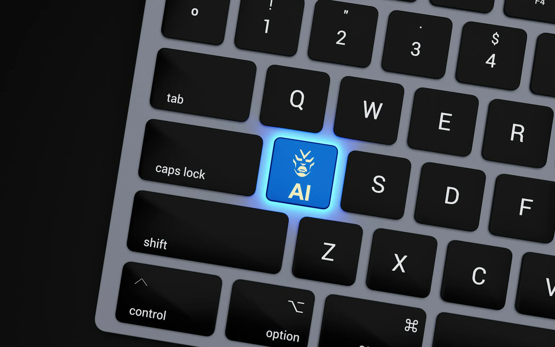 toetsenbord met speciale ai knop